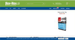 Desktop Screenshot of hov-hov.si